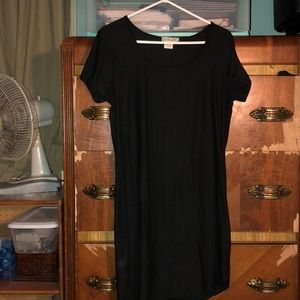 Body con scoop neck dress